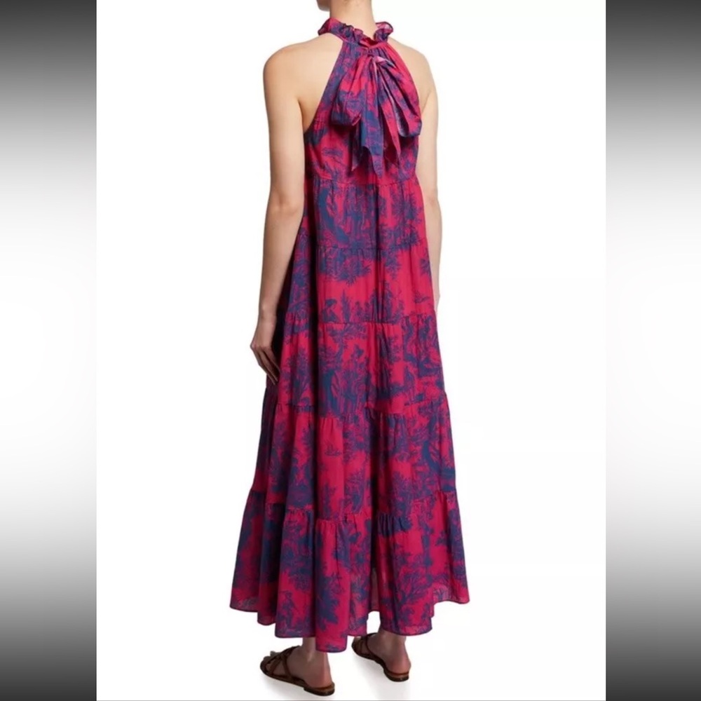 RHODE Julia Racerback Pink Maxi Dress RARE - Picture 2 of 2